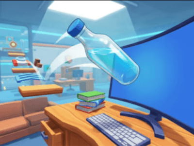 Jumping Bottle 3D